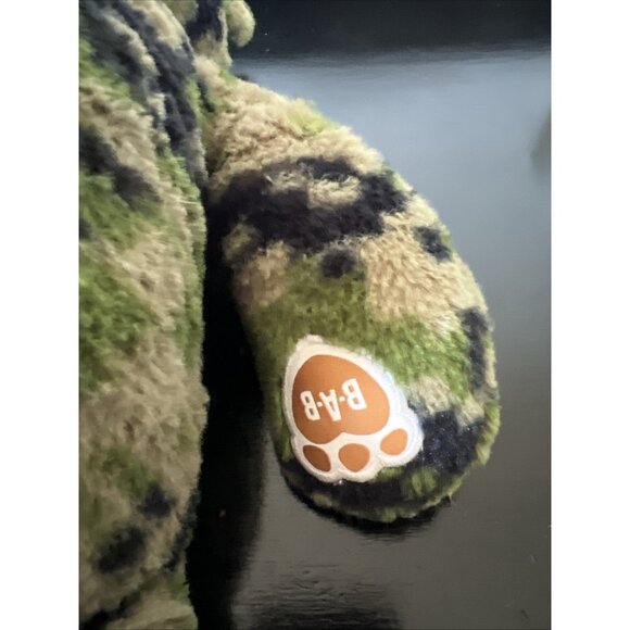 Build-A-Bear Workshop Camouflage Camo Plush Teddy Bear- Stuffed Animal Toy 17" - Picture 4 of 6